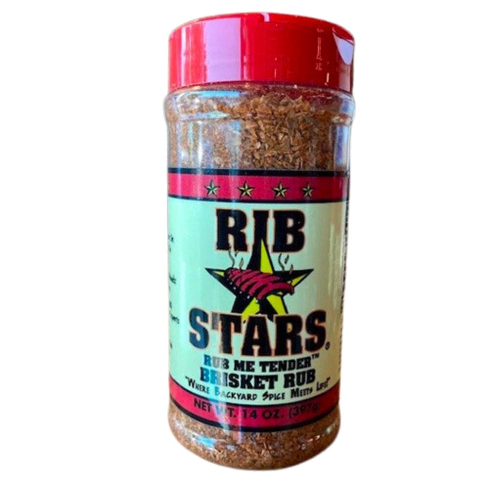 RIB STARS BRISKET RUB 14 oz Smoke and Fire BBQ KC