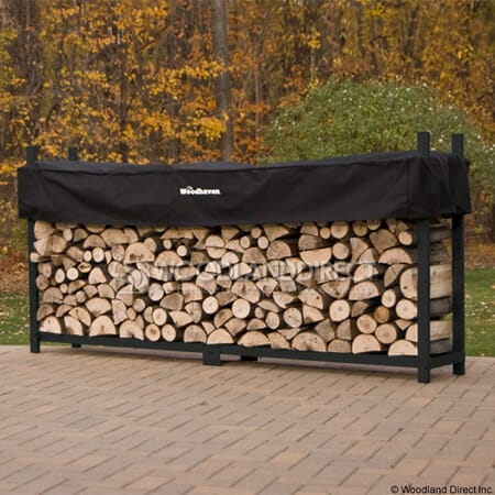 10ft Woodhaven Firewood Rack - Smoke N Fire - a KC BBQ Store