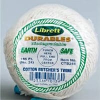 Librett Durables Twine, Cotton Butcher's, No. 24, 185 Feet
