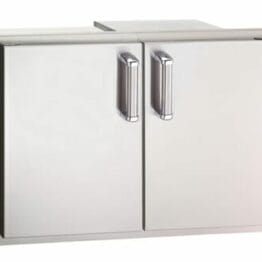Premium Double Door With Trash Tray, And Dual Drawers