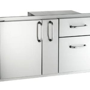 Select Access Door With Platter Storage & Double Drawer